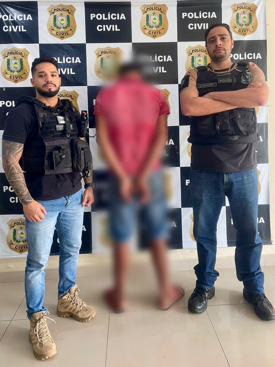 EM MACAPÁ, POLÍCIA CIVIL PRENDE INDIVÍDUO ACUSADO PELA PRÁTICA DO CRIME DE DESCUMPRIMENTO DE MEDIDA PROTETIVA DE URGÊNCIA